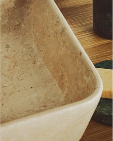 Beżowa kamienna umywalka 55x35 cm Darnen – Kave Home