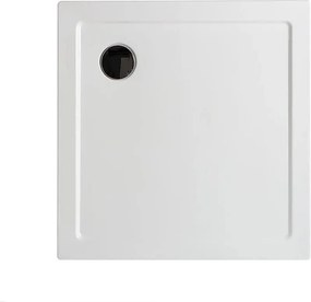 Brodzik kwadratowy "Aosta" z cienkiego akrylu i błyszczącego białego ABS cm 90x90h