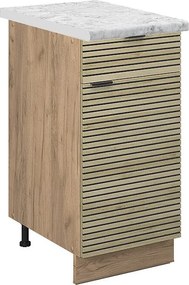 Szafka dolna do kuchni panel dębowy 40x60x82 fame-line