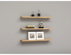 Półka w dekorze dębu zestaw 3 szt. Boss – Kalune Design