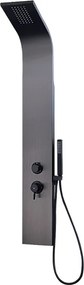 Essegun panel prysznicowy mechaniczny metaliczny szary - Essebagno