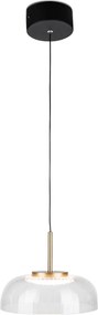 Wisząca lampa ledowa z akrylowym kloszem Vitrum
