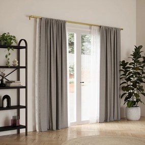 Stalowy podwójny regulowany karnisz 91 - 168 cm Cappa – Umbra