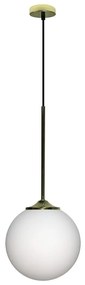 Lampa wisząca ze szklanym kloszem ø 20 cm Glasgow – Candellux Lighting
