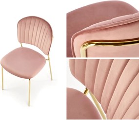 Krzesło na złotych nogach K499