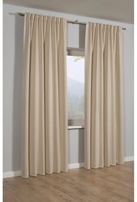 Beżowa zasłona 245x140 cm Dimout – Gardinia
