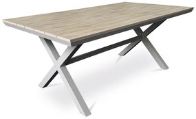 Stół ogrodowy Autronic, aluminium, polywood,beżowy, AZT-S1510 OAK