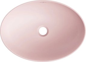 Mexen Cornelia umywalka nablatowa 50 x 37 cm, różowa mat - 21885044