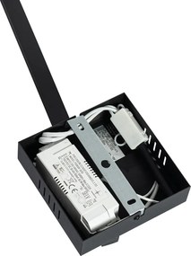 Czarna lampa sufitowa 300 cm z wbudowanym LED 3-stopniowy ściemniacz regulowany - Annuschka