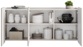 Komoda Malmi 150 cm wisząca - kaszmir / złoty