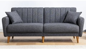 Sofa rozkładana Aqua ciemnoszara
