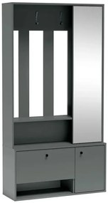 Zielona garderoba z szafką na buty K7-A83