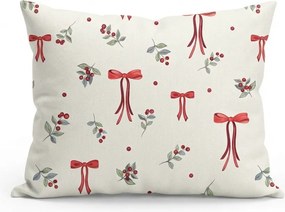 Bawełniana poszewka na poduszkę HOLLY BOWS 45x45 cm, kolorowa