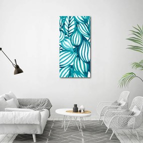Nowoczesny fotoobraz canvas na ramie pionowy Liście