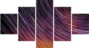 Obraz rozmytych gwiazd na niebie (125x70 cm)