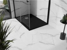 Mexen Stone+ brodzik kompozytowy prostokątny 100 x 90 cm, czarny - 44709010