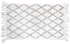Biały dywanik łazienkowy 50x80 cm Latika – douceur d'intérieur