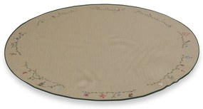 Beżowy bawełniany okrągły dywan pod choinkę ze świątecznym motywem ø 130 cm Hammershøi Christmas – Kähler Design
