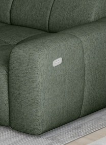 Narożnik ENZO S układ L z elektryczną regulacją siedziska Prawostronny z funkcją spania w ktaninie SORELLA 34 WERSAL