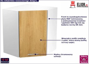 Szafka narożna do kuchni dąb miodowy - Vokres 32X