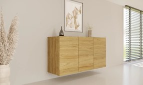 Komoda GABI 160cm dąb hikora wisząca KOCOT MEBLE