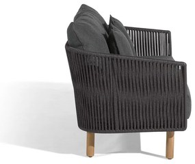 Ciemnoszara sofa ogrodowa Newport – Diphano