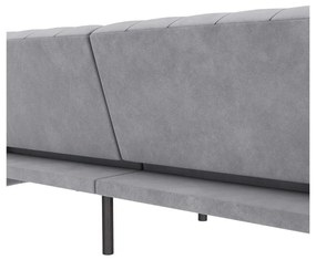 Jasnoszara aksamitna sofa 236 cm Felix – Støraa