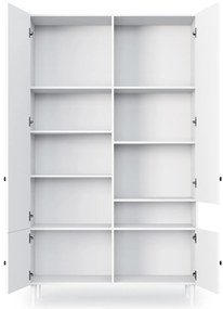 Szafa DULLUM 120x205cm, biała