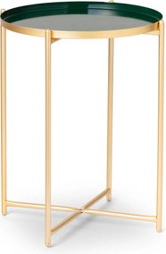 Stolik pomocniczy ELLA Ø 30 cm, złoty