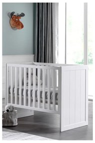 Białe łóżeczko z drewna sosnowego 60x120 cm ERIK – Vipack