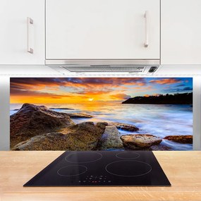 Panel Kuchenny Kamienie Morze Krajobraz
