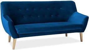 Sofa NORDIC 3 VELVET granatowa