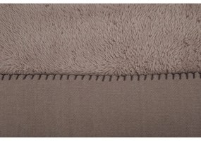 Szarobrązowy koc z mikropluszu 150x200 cm Tomo – Tiseco Home Studio