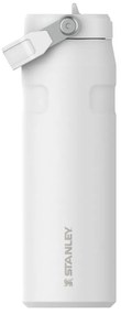 Biały termos ze stali nierdzewnej 700 ml IceFlow™ Bottle Flip Straw 2.0 Frost – Stanley