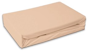 Prześcieradło frotte beżowy, 180 x 200 cm, 180 x 200 cm