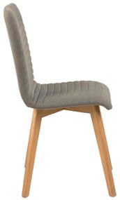 Zestaw 2 jasnoszarych krzeseł Actona Arosa