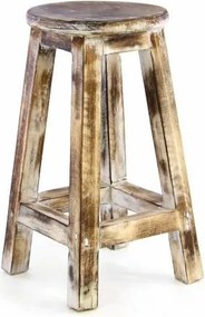 Designerskie krzesło opalane w stylu vintage - 50 cm