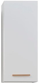 Biała niska wisząca szafka łazienkowa 30x70 cm Set 931- Pelipal