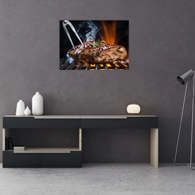 Obraz stek z grilla (70x50 cm)