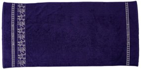 Bambusowy ręcznik BAMBOO 50x90 cm fioletowy, 70% włókno bambusowe | 30% bawełna