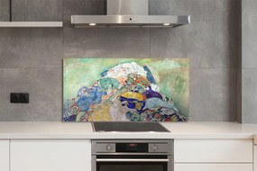 Szklany Panel Kołyska - Gustav Klimt