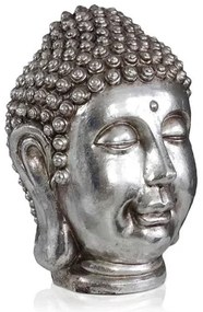 Srebrna figura Głowa Buddy, 26cm