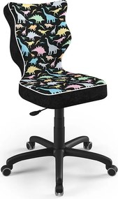 Obrotowe krzesło do biurka Petit Black rozmiar 5 (146-176,5 cm) wzory