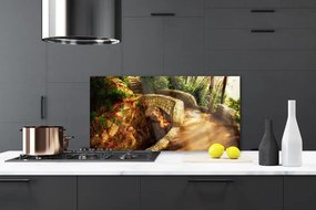 Panel Szklany Malowniczy Most Wśród Drzew