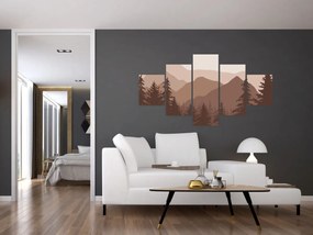Obraz - Góry Brunatne N⁰2 (125x70 cm)