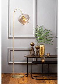 Lampa stojąca w kolorze złota (wysokość 160 cm) Rakel – Light &amp; Living
