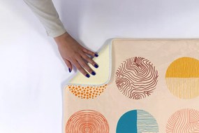 Dywanik łazienkowy Dywanik łazienkowy Kółka Linie