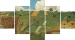 Obraz - Edouard Vuillard, Landscape of the Ile de France, reprodukcje (125x70 cm)