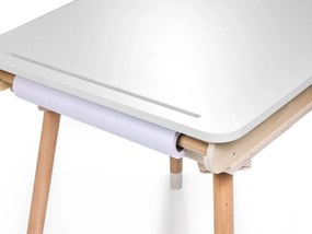 Rosnący zestaw dziecięcy BUNNY, stolik i 2 krzesełka, biały/brązowy ELIS design