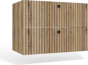 Szafka Łazienkowa TIGO 80 SZAFKA  | Dąb Evoke | 80x45,5x57 cm |2 Szuflady